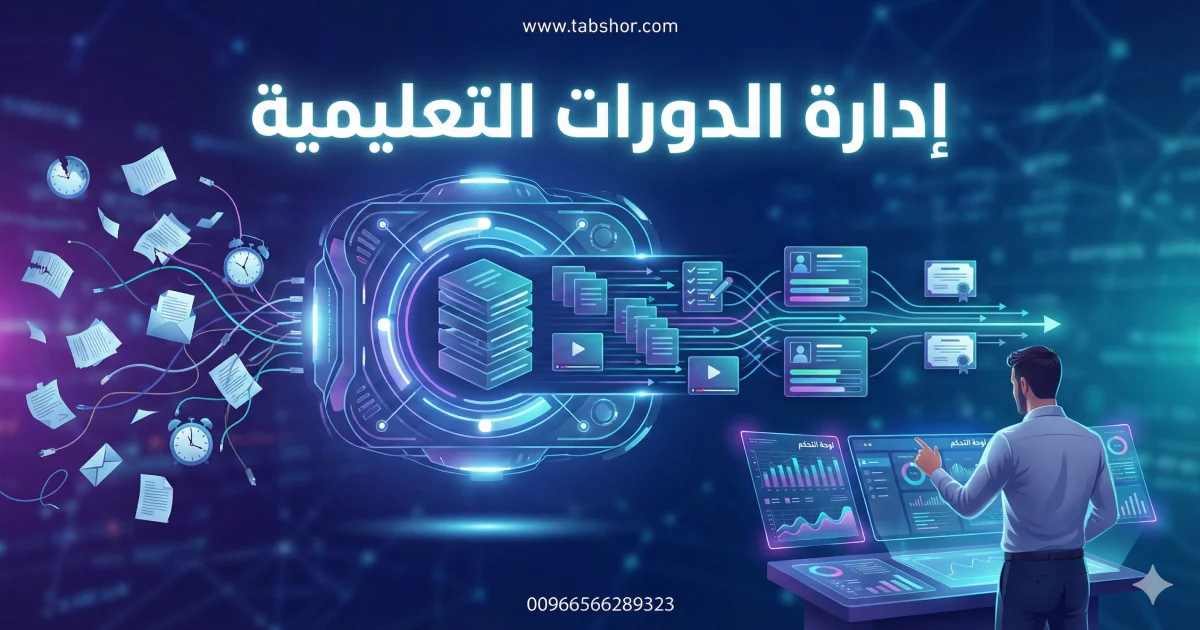 إدارة الدورات التعليمية باحترافية | تخلص من الفوضى مع طبشور