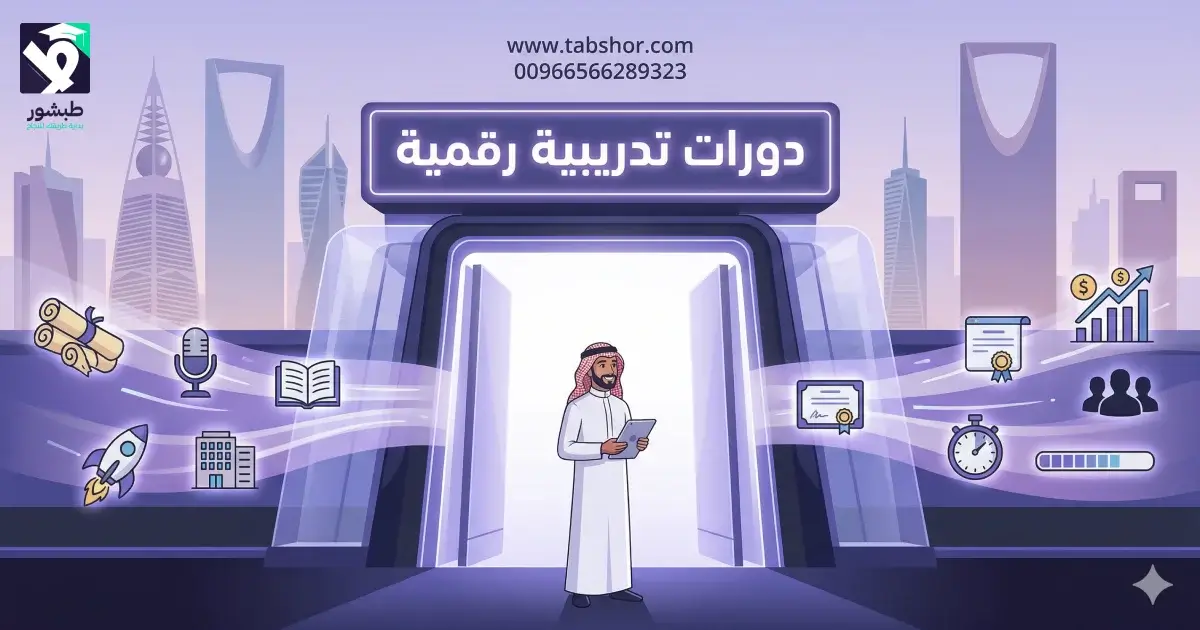 دورات تدريبية رقمية: صمم وأطلق منصتك التعليمية الآن مع طبشور